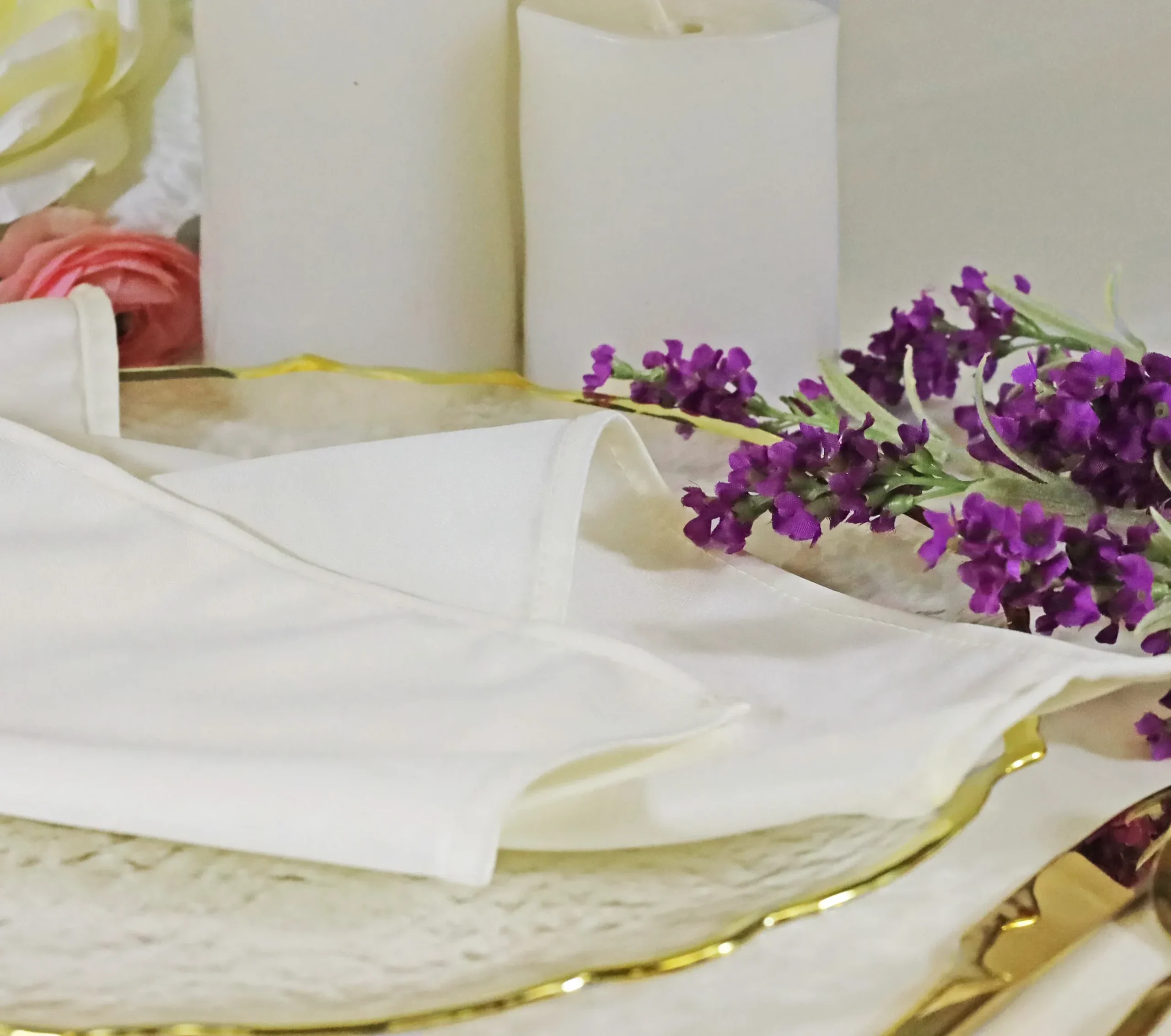 10 ft x 10 ft Scuba (Wrinkle-Free) (240 GSM) Event Backdrop Curtain Drape Panel – Ivory (1pc)