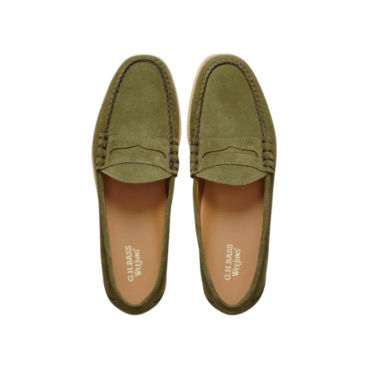G.H. Bass Larson Suede Easy Weejun Loafers