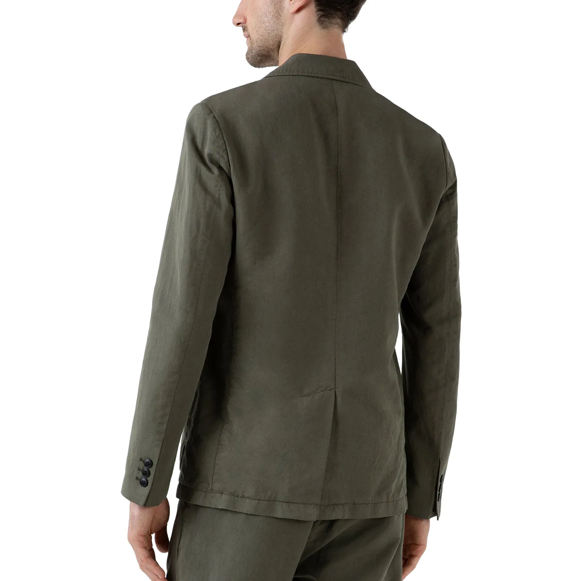 Sunspel Cotton Linen Unstructured Blazer - Image 6