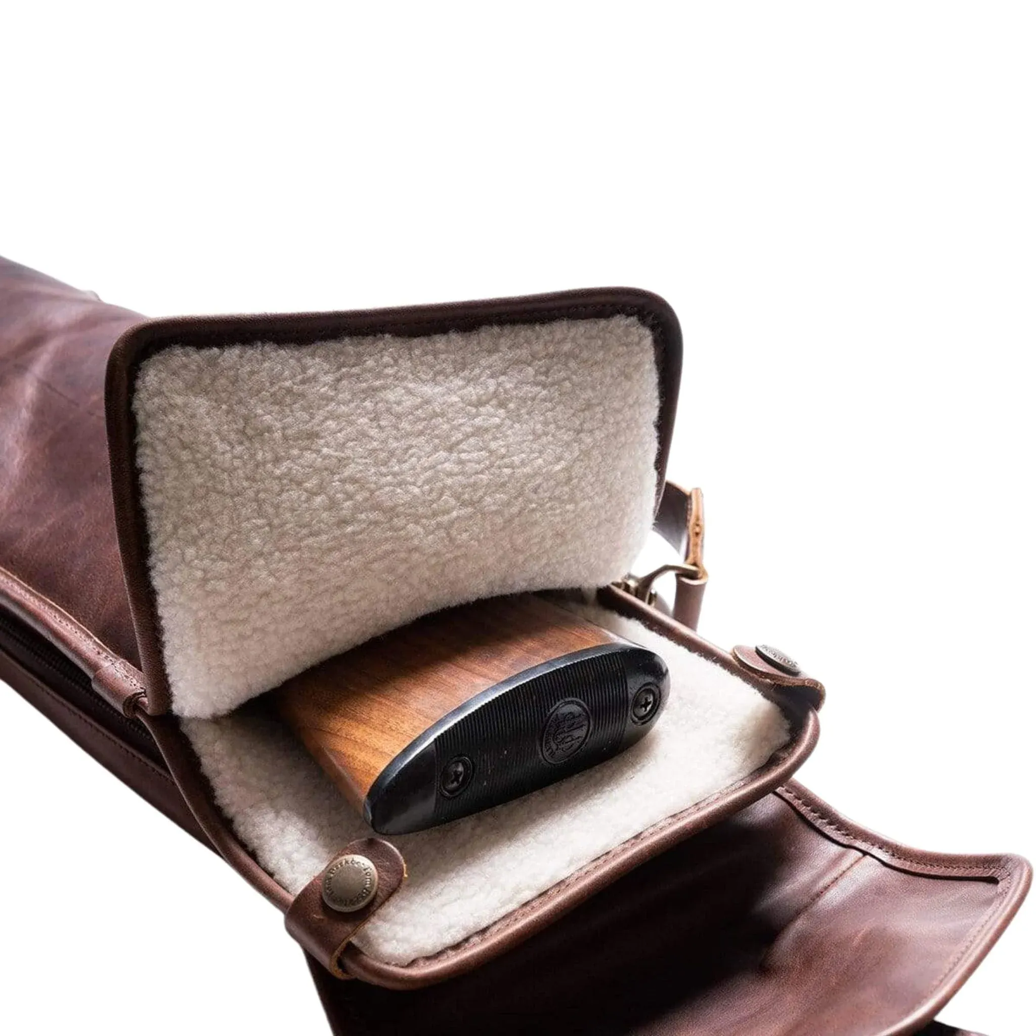 Tom Beckbe Fleece-Lined Leather Gun Sleeve - Image 6