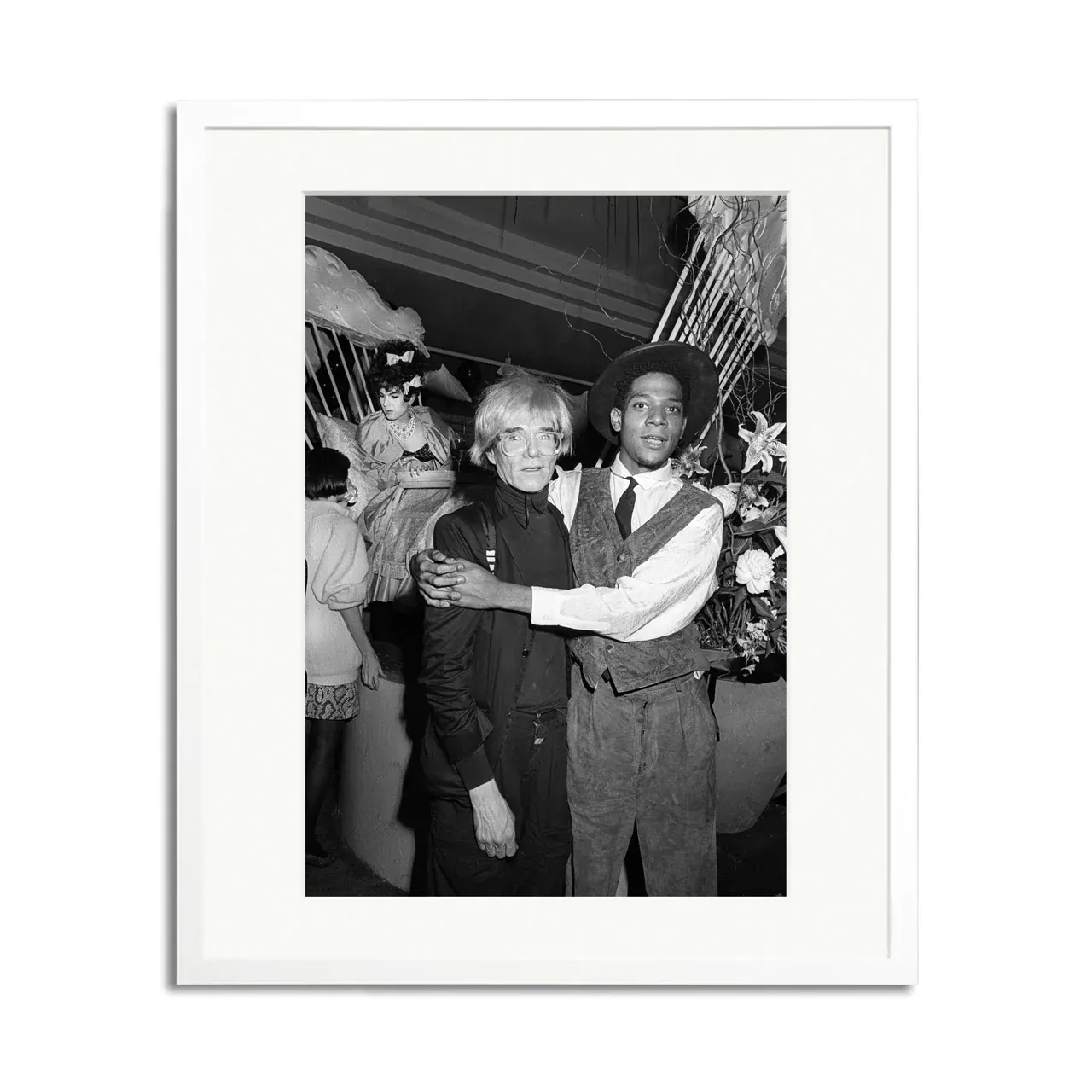 Basquiat & Warhol Framed Print