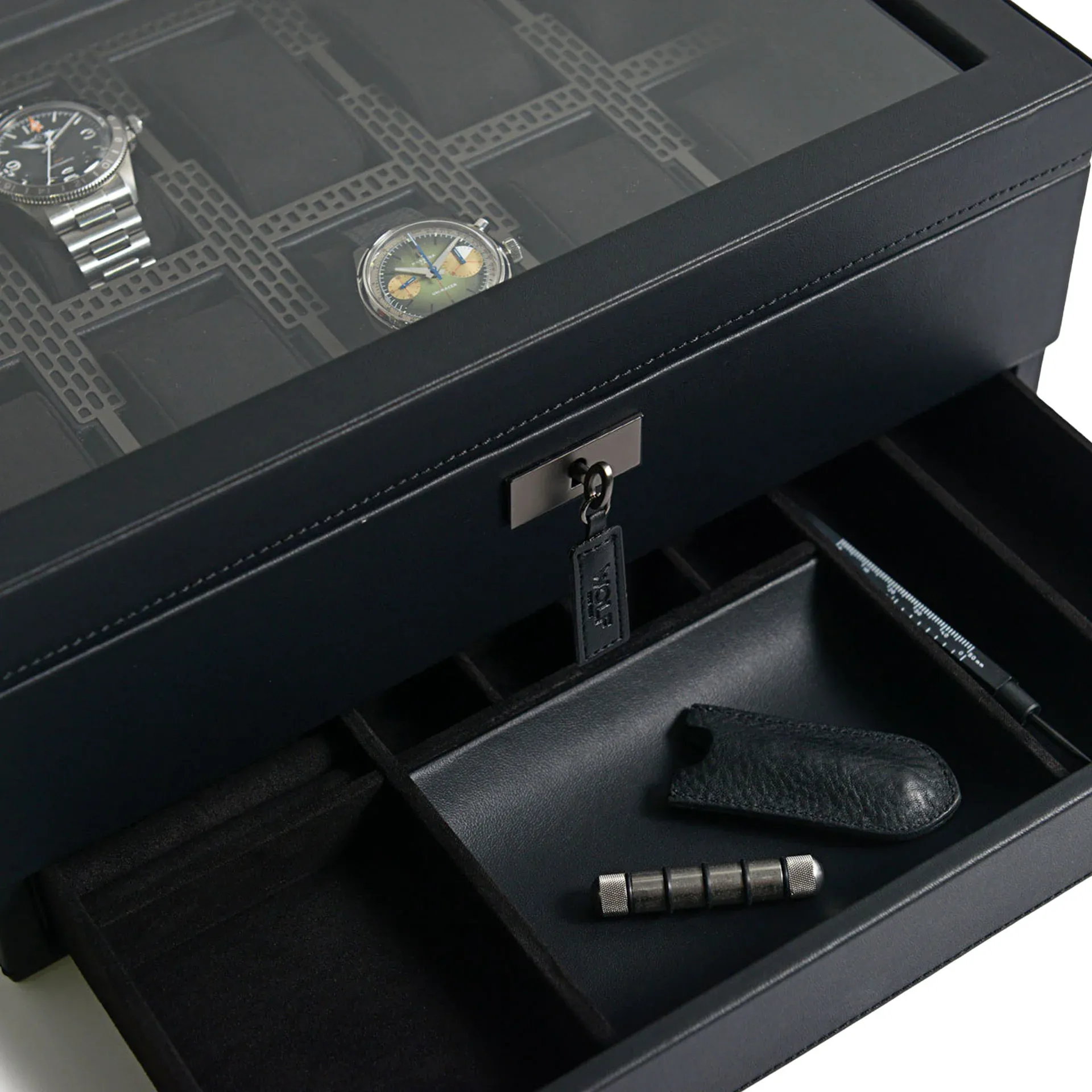 Wolf Axis 10 Piece Watch Box - Image 3